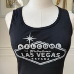 Y2K Exclusivo Welcome To Fabulous Las Vegas Nevada Tank Top Slightly Cropped L Black Size L Photo 1