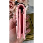 Gucci GG Marmont Pink Python Leather Compact Wallet Photo 3