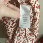 CAbi  leopard printed tiered dress large Photo 5