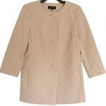 Talbots Pale Pink Long Lined Blazer Size 10 Petite Photo 0