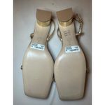 Schutz  Heloise Metallic Leather Slingback Sandals - Size 9 Photo 7