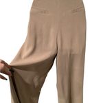 One the land Linen 4 Button Up Palazzo Wide-Leg Ankle Pants Photo 4