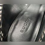 Gucci LIKA LASER CUT LEATHER STONE STUD EMBELLISHED LOGO ANKLE BOOT SIZE EU 38 Photo 6