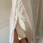 Gap NEW Fit and Flare White Dress Lined Pockets Perforated Sleeveless Size 0 Photo 5