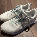 Reebok  Nanoflex TR 2.0 training shoes in Barely Grey/Team Teal/Footwear White. Photo 0