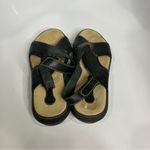 Rockport black leather cross cross sandals adjustable back strap women’s size 7‎ Photo 5