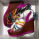 Shellys London Jazz Bright Multi Suede Lace Photo 0