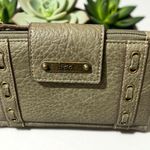 B.O.C. Olive Wristlet Wallet Double Zipper Pocket Vegan Leather New with Tags Green Photo 1