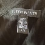 Eileen Fisher Womens L Black Ribbed Tencel Stretch Knit Dress Minimalist Office Photo 4