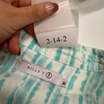 BILLY T Shirt Womens X Large Blue White Button Up Shirt Stripe Long Sleeve Size XL Photo 2