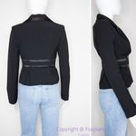 Iz Byer Iz‎ byer women's black tuxedo blazer jacket, size XS Photo 2