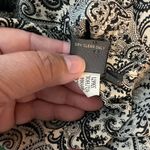 Banana Republic  Black and White Paisley Button Down Shirt Photo 4