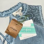 Umgee  NWT Size M Blue Chambray - Lace Trim Tunic Swing Dress Photo 7