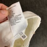 American Eagle NWOT AEO White Baggy Mom Short Size 10 100% Cotton Photo 4