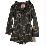 Levi's Green Camouflage Hooded Parka Jacket Photo 1