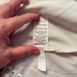 SheIn White and Blue Floral 3/4 sleeve Dress Size S Peek a Boo Waist Photo 7