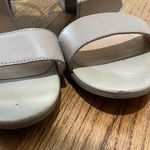 Seychelles Chunky Heel Platform Sandals Leather Tan Cream Size 9.5 Photo 8