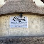 Vintage Mibrank textured knit cream sweater vest cottagecore granola Size M Photo 2