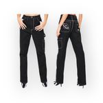 Rare: new Valfre ☻ Saturn Lightweight Cargo Pants Carpenter Jeans ☻ Black ☻︎ 26 Photo 1