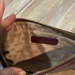 Michael Kors  Maroon Leather Wristlet Photo 1