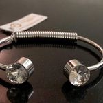 Amrita Singh  Casa Blanca Silver plated brass cuff with Austrian crystals. Photo 0