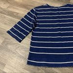 ZARA ❤️ Trafaluc Blue White Stripe Shirt; Medium Women’s Photo 8