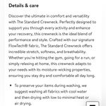 NWT Feat unisex large oatmilk ivory Roam Crew Neck long sleeve Shirt Photo 2