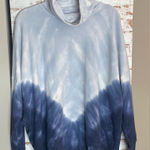 PINK - Victoria's Secret  Women’s Turtleneck Sweater - Blue and White Photo 0