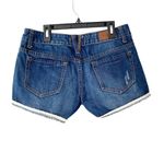 Vivienne Westwood  Denim Jean Lace Trim Shorts size 29 Photo 3