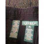 Ralph Lauren Lauren  Women's Casual Black Pants Pockets Zip & Button Size 8 Photo 8