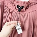 EXPRESS [] Dusty Rose Blush Pink Pleated Elastic Waist Flowy Shorts NWT Sz Large Photo 8