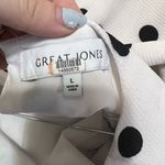 The Great Jones White Polka Dot Ruffle Sleeve Dress Size Large $250 Photo 5
