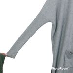 Romeo + Juliet Couture  Grey Mock Neck Knit Ribbed Sweater Size Small Photo 1