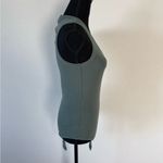 Olive Green Vneck Bodysuit New with Tags Size Small Photo 6