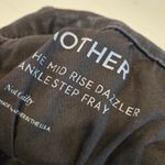 Mother The Midrise Dazzler Ankke Step Fray Size 31 Not Guilty Wash Black Photo 11