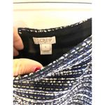 J.Crew  Tweed Knee Length Pencil Skirt Blue Black Size 4 Photo 4