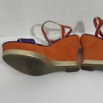 Jennifer Lopez  Heels Womens 7 M Casey Slingback Platform Wedge Multicolor Photo 2