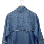 Soft Surroundings Denim Kimono Jacket Size S/M Blue Patchwork Cotton Made In USA Photo 7