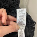 Cable & Gauge Black Lace Top High Neck Lined Sleeveless Size Medium Classy Photo 7