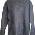 PINK - Victoria's Secret Victoria Secret Pink Womens Small Gray Jacket Sherpa Teddy Pullover 1/4 Zip Photo 1