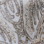 Mac Duggal NEW  Plus Size Silver A5434 Beaded Dress, Size 16, MSRP $498 Photo 8