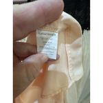 Karina Grimaldi Silk Pink Black Blouse Size XS Sheer Romantic Crochet Photo 6