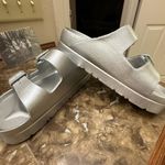 Silver slides Size 6 Photo 0