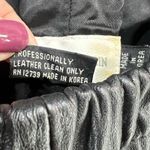 Vintage 90s Charles Klein Leather Pants Womens S Black High Rise Rock Retro Moto Photo 11