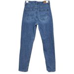 American Eagle Blue Jeans Stretch Denim Size 6 Long Women's Photo 7
