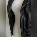 IRO  Black Leather Moto Jacket HAN lining for cold weather Photo 8