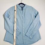Tommy Hilfiger ‎ Womens XXL Classic Fit Long Sleeve Button Down Shirt Blue Photo 1