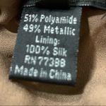 J.Crew  Silk and lace tiered mini dress straps tiered metallic gold nude Photo 4