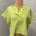 BDG Urban Outfitters Neon Green Waffle Knit Crop Top Size M Photo 0