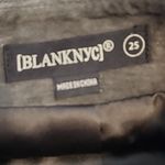 BLANK NYC  SAGE GREEN GRAY 100% SUEDE LEATHER ZIPPER BACK MINI SKIRT WOMENS 25 Photo 6